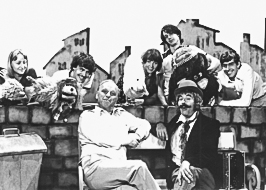 Anatol und seine Freunde am Set im ORF, 1981