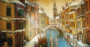Kulisse "Venedig im Schnee"