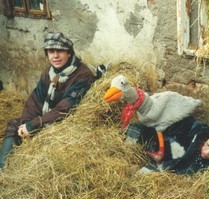 Stefan und Mimi am Bauernhof