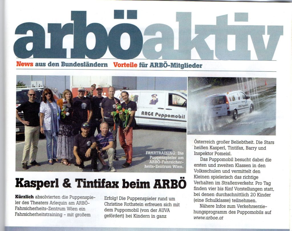 Kasperl & Tintifax beim ARBÖ