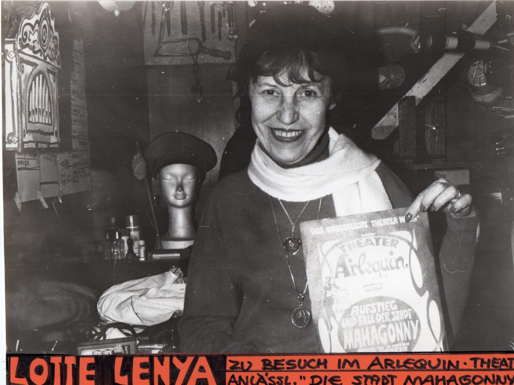 Theater Arlequin Wien Gast: Lotte Lenya