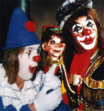 Clown Habakuks Puppenzirkus mit Clown Lalune, Oliver Ciontea