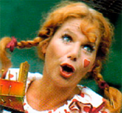PIPPA, Lydia Weiss, der einzige weibliche Clown in der Sendung 1983-1987