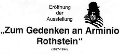 Ausstellung zum Gedenken an Arminio Rothstein