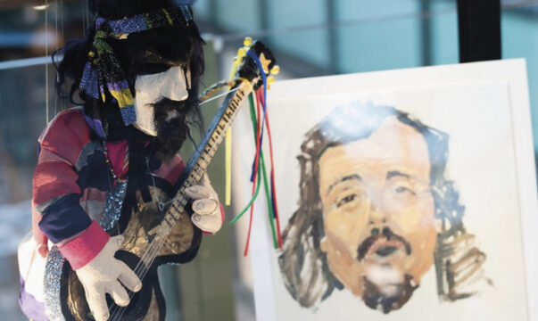 Portrait Marionette "Arik Brauer" gefertigt von Arminio Rothstein