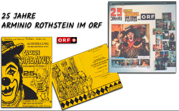 Clown HABAKUK und seine Puppen 25 Jahre im ORF Ausstellung 1993
