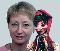 Dr. Magda Brezina führt ab 1982 den Kasperl alternierend mit Christine. 