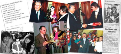 Ehrungen und Auszeichnungen für Arminio Rothstein, dem Clown Habakuk