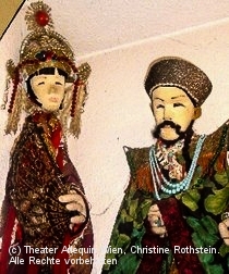 Die chinesischen Artisten Chin und Chan