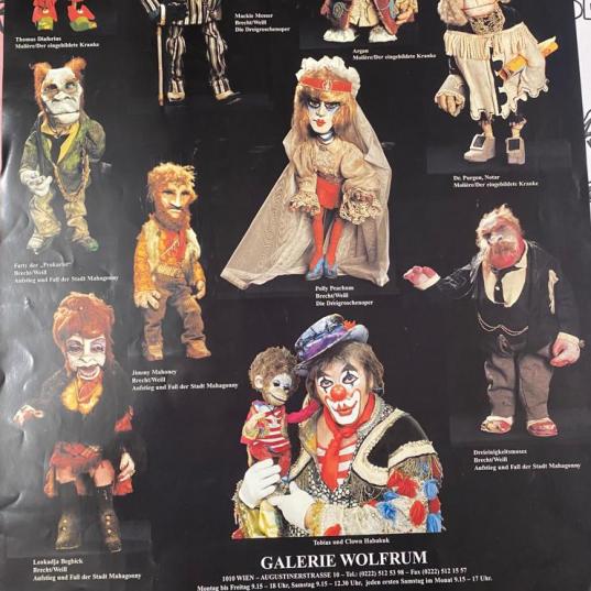Arminio Rothstein Plakat der Ausstellung in der Galerie Wolfrum